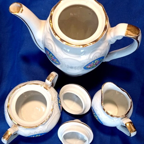 Bavarian porcelain coffee set 3 pieces like new