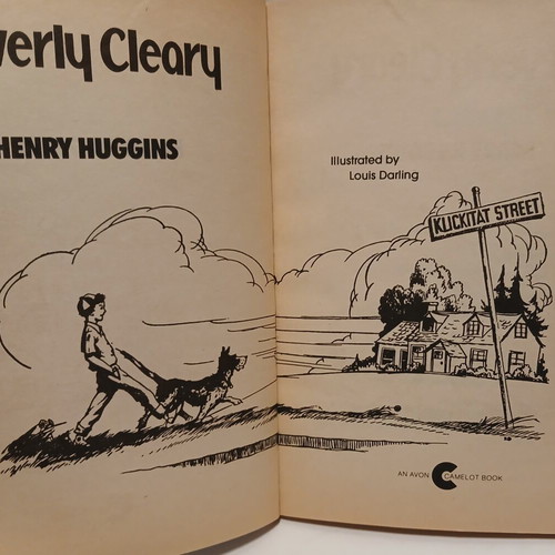 Henry Huggins book by Beverly Cleary, Avon Camelot 1978, English