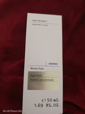 Korres White Pine Age Defy Hand Cream 50 mL new