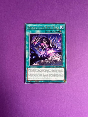 Mementotlan Bone Back Yu-Gi-Oh! Card like new