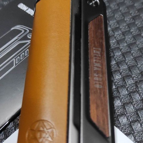 Thelema Solo Quest 100W Mod By Lost Vape like new, gunmetal ochre-brown
