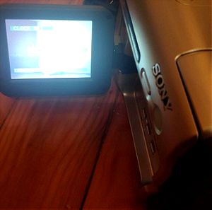 Κάμερα SONY με κασέτα μίνι πλήρης λειτουργική με όλα τα εξαρτήματα τής