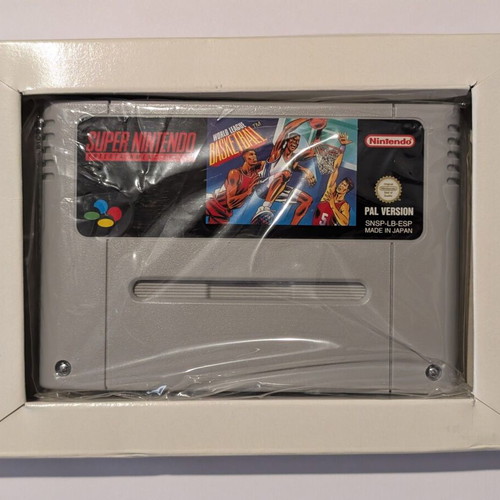 World League Basketball SNES used, Greek instructions
