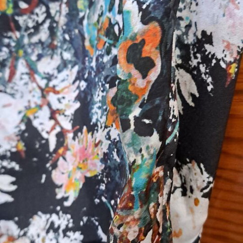 ZARA Trafaluc floral print jogger pants, size medium