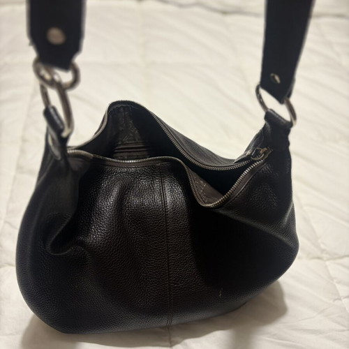 Furla leather crossbody bag like new, brown