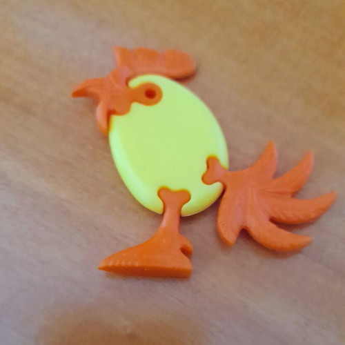 Kinder Surprise collectible rooster figure 1997 like new