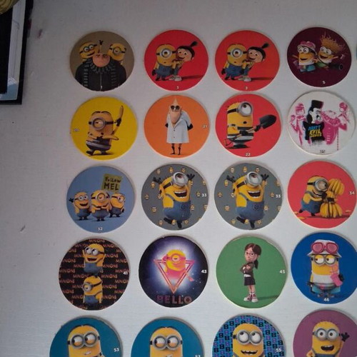 Chipicao Despicable Me 2017 collectible caps set of 68, like new