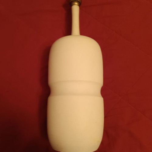 Lamp modern Scandinavian design matte ceramic like new