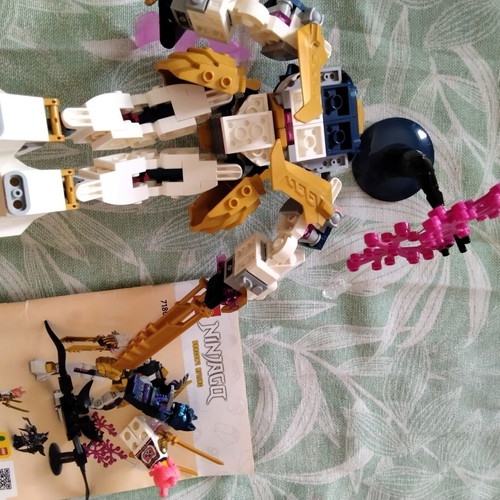 Lego Ninjago Mech Dragons Rising με 2 φιγούρες Sora και Wolf Musk Warrior σαν καινούργιο