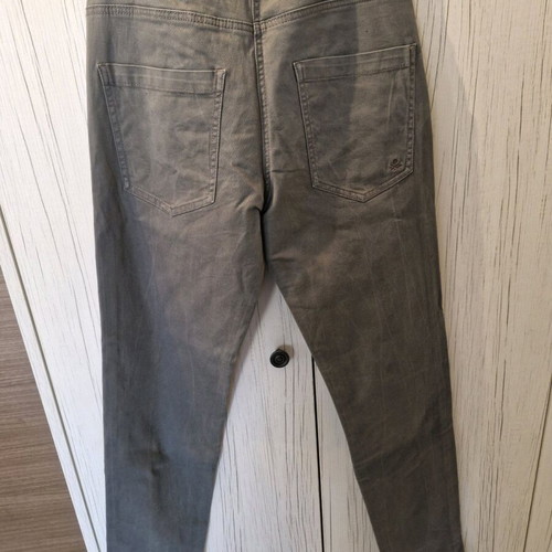 Benetton pants for boys, like new, gray, size 13-14