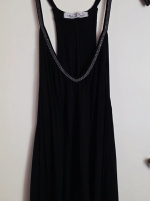 Black top with rhinestones like new, size S