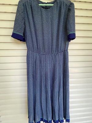 Vintage dress blue like new, size L 40 12