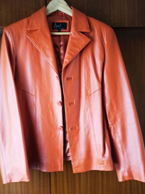 Γυναικείο δερμάτινο σακάκι σαν καινούργιο, μέγεθος XL