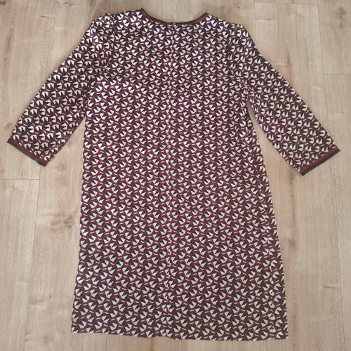 Suncoo women's dress straight cut like new, black and red size M