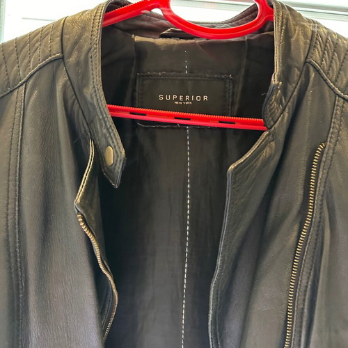 Leather jacket small-medium