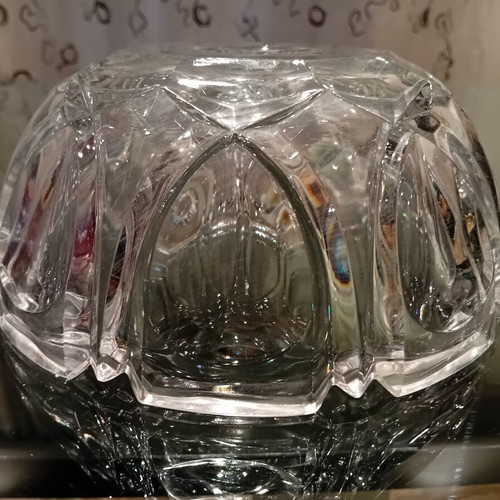 Crystal bowl used, Bohemia glass