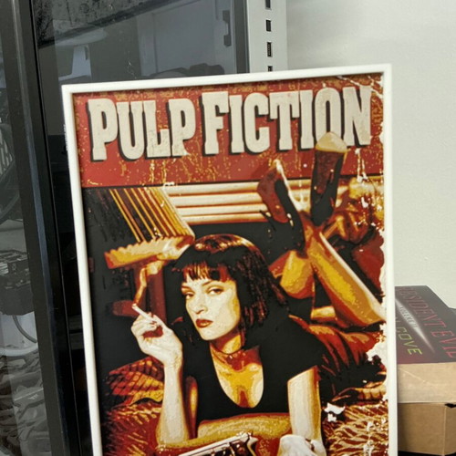 Pulp Fiction decorative item new with iconic movie poster