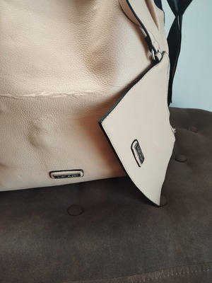 Fullah Sugah large shoulder bag used, beige