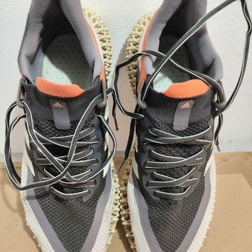 Adidas 4D sneakers used, size 44.5, white and beige