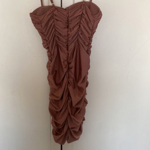 Mini dress rose-gold Parisian size S new