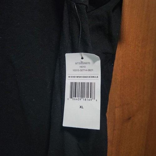 Hurley longsleeve blouse XL new, black