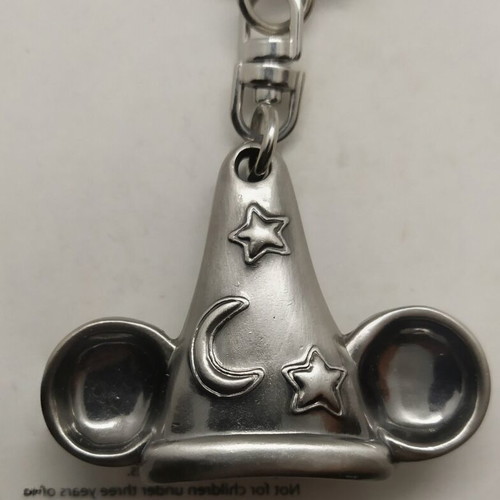 Disney Sorcerer's Hat Keychain new, pewter