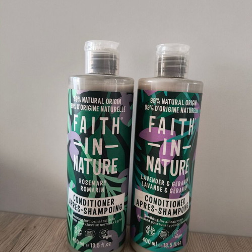 Vegan Faith in Nature Hair Conditioners 2 Pieces New