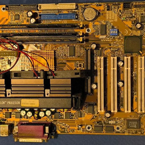 Motherboards used, lot of 9 with CPU, RAM, keyboard and power supplies