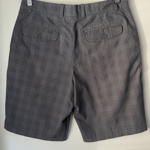 Generra men's gray checkered bermuda shorts like new W31
