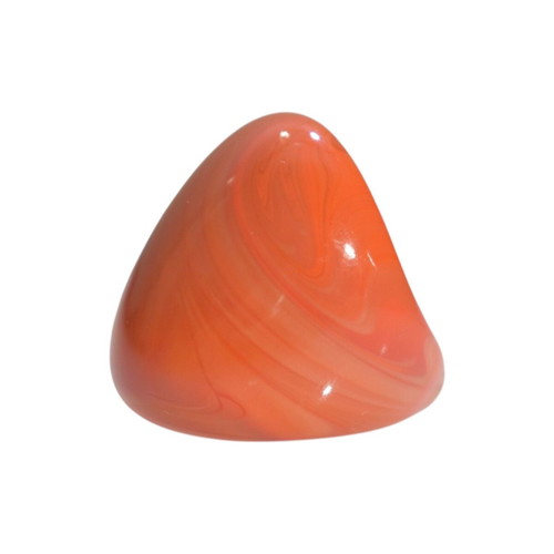 Folli Follie Orange Resin Ring Like New with Murano Style