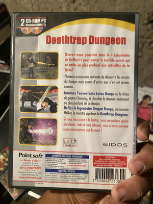 Deathtrap Dungeon PC game, good condition