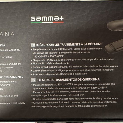 Gamma Keratin Glory Pink hair straightener like new