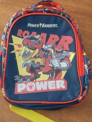 Power Rangers children's backpack used