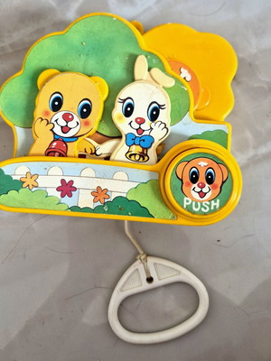 Posh vintage βρεφικό μουσικό παιχνίδι καριγιόν του 1987