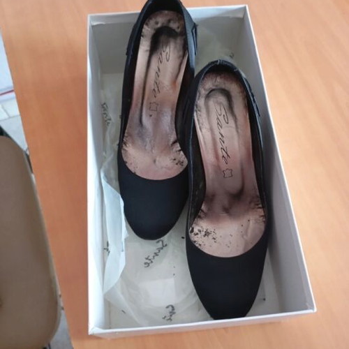Sante black pumps size 37 like new