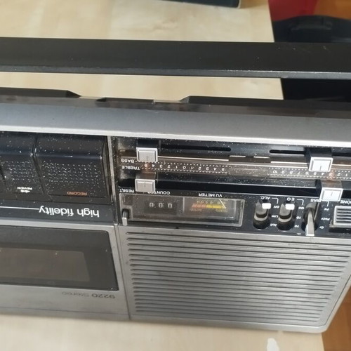 Basf 9220 cassette recorder, portable stereo deck