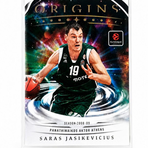 Sarunas Jasikevicius Origins 2025-26 Panathinaikos base card