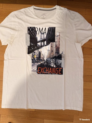 Armani Exchange T-shirt white XL like new