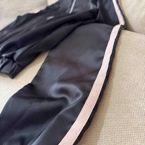 Bubblegun sportswear set, black and pink