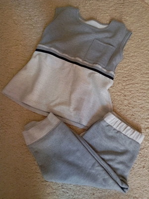 Pijama set καινούργιο, γκρι