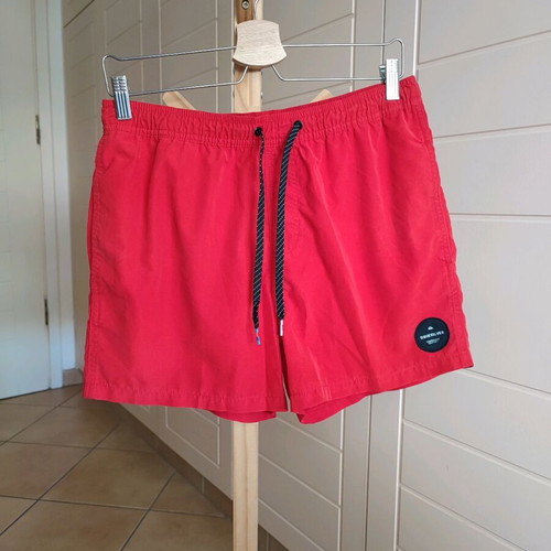 Quiksilver men's swimwear like new, red, size M