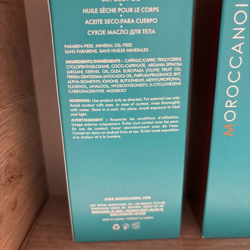 Moroccanoil dry body oil 50ml new