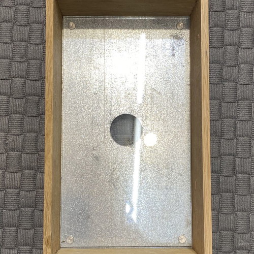 Multifunctional Wooden Display Case with Magnetic Glass like new