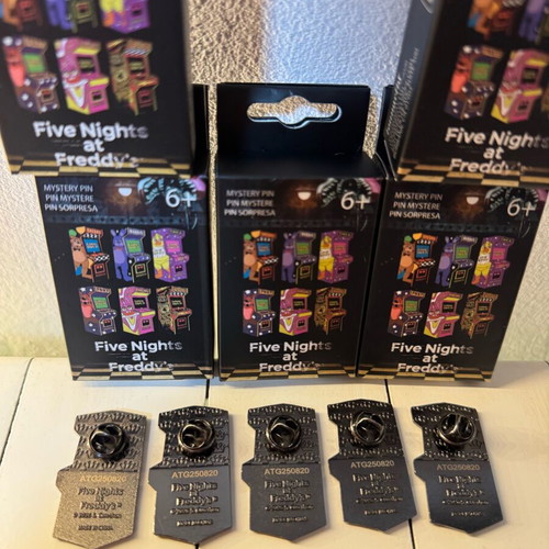 Five Nights at Freddy’s Arcade Pins new