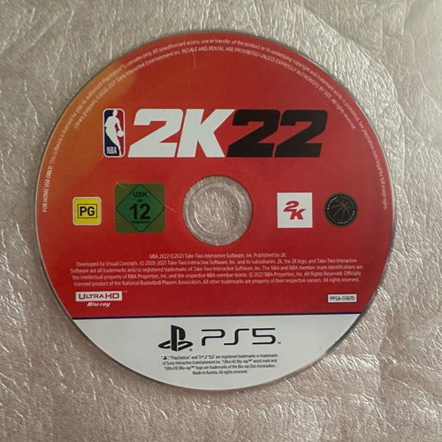 Nba 22 for PS5 used in good condition