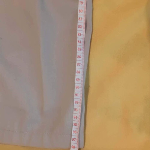 Classic men's fabric pants with pleats beige khaki size 44/46 like new