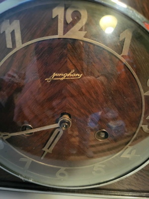 Junghans mantel clock used, analog, from the Netherlands