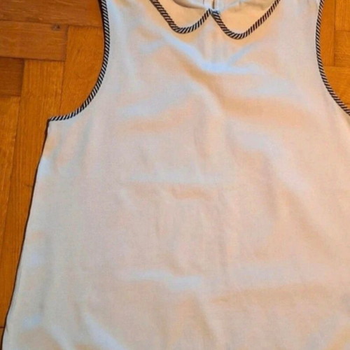 Tommy Hilfiger blouse with collar and zipper, white, size S