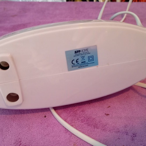 Hand Mixer like new, 160-200W, 5-speed switch, safety mechanism