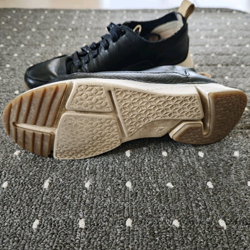 Clarks sport shoes used, leather, size 37, black